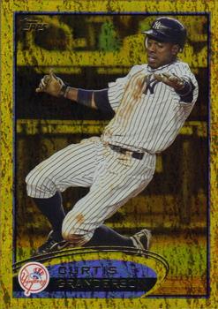2012 Topps - Gold Sparkle #290 Curtis Granderson Front