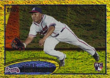 2012 Topps - Gold Sparkle #338 Jose Constanza Front
