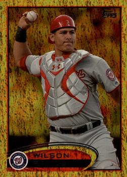 2012 Topps - Gold Sparkle #12 Wilson Ramos Front