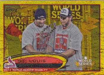2012 Topps - Gold Sparkle #53 St. Louis Cardinals Front