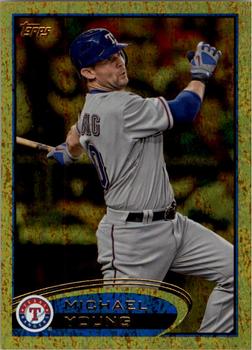 2012 Topps - Gold Sparkle #55 Michael Young Front