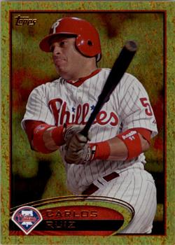 2012 Topps - Gold Sparkle #117 Carlos Ruiz Front