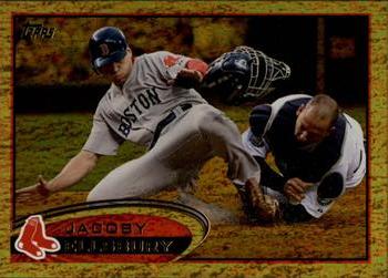 2012 Topps - Gold Sparkle #170 Jacoby Ellsbury Front
