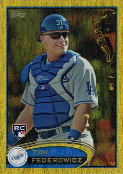 2012 Topps - Gold Sparkle #253 Tim Federowicz Front