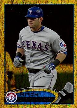 2012 Topps - Gold Sparkle #299 Mitch Moreland Front
