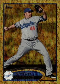 2012 Topps - Gold Sparkle #357 Aaron Harang Front