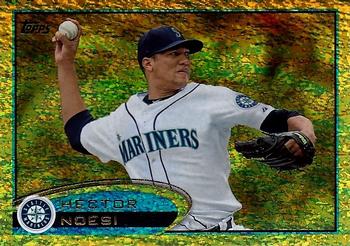 2012 Topps - Gold Sparkle #397 Hector Noesi Front