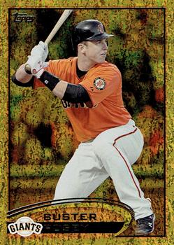 2012 Topps - Gold Sparkle #398 Buster Posey Front