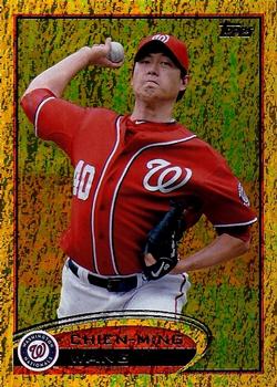 2012 Topps - Gold Sparkle #440 Chien-Ming Wang Front