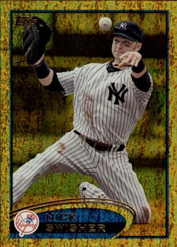 2012 Topps - Gold Sparkle #488 Nick Swisher Front