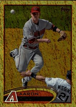 2012 Topps - Gold Sparkle #527 Aaron Hill Front