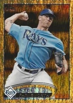 2012 Topps - Gold Sparkle #573 Kyle Farnsworth Front