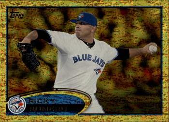 2012 Topps - Gold Sparkle #594 Ricky Romero Front