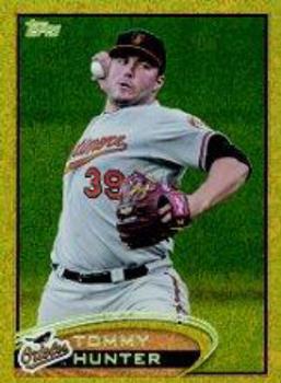 2012 Topps - Gold Sparkle #625 Tommy Hunter Front