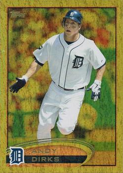 2012 Topps - Gold Sparkle #644 Andy Dirks Front
