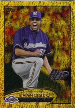 2012 Topps - Gold Sparkle #499 Francisco Rodriguez Front