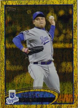 2012 Topps - Gold Sparkle #647 Bruce Chen Front