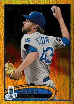 2012 Topps - Gold Sparkle #67 Aaron Crow Front