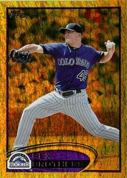 2012 Topps - Gold Sparkle #72 Rex Brothers Front