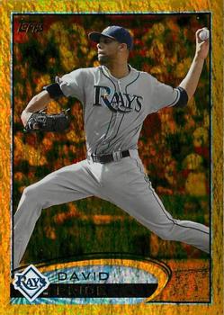 2012 Topps - Gold Sparkle #80 David Price Front