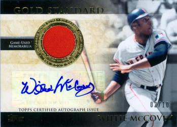 2012 Topps - Gold Standard Autograph Relics #GSAR-WM Willie McCovey Front
