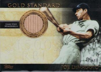 2012 Topps - Gold Standard Relics #GSR-JD Joe DiMaggio Front