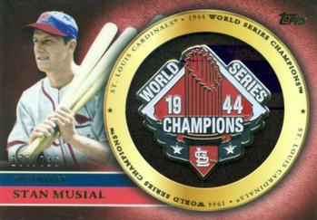 2012 Topps - Gold World Series Champion Commemorative Pins #GCP-SM Stan Musial Front