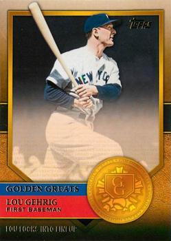 2012 Topps - Golden Greats #GG-1 Lou Gehrig Front
