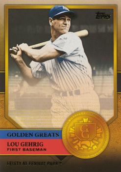 2012 Topps - Golden Greats #GG-2 Lou Gehrig Front