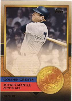 2012 Topps - Golden Greats #GG-32 Mickey Mantle Front