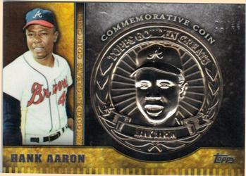 2012 Topps - Golden Greats Coins #GGC-HA Hank Aaron Front