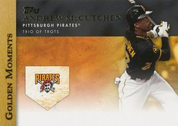 2012 Topps - Golden Moments (Series 1) #GM-12 Andrew McCutchen Front