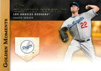 2012 Topps - Golden Moments (Series 1) #GM-7 Clayton Kershaw Front