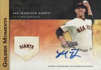2012 Topps - Golden Moments Autographs #GMA-MB Madison Bumgarner Front