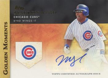 2012 Topps - Golden Moments Autographs #GMA-MBY Marlon Byrd Front