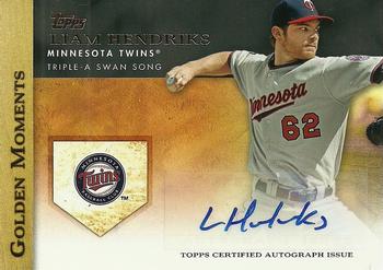 2012 Topps - Golden Moments Autographs #GMA-LH Liam Hendriks Front