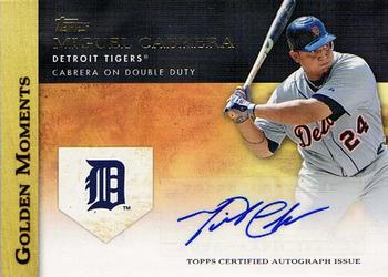 2012 Topps - Golden Moments Autographs #GMA-MC Miguel Cabrera Front