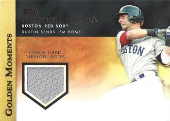 2012 Topps - Golden Moments Relics #GMR-DPE Dustin Pedroia Front
