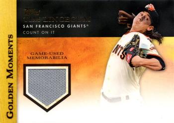2012 Topps - Golden Moments Relics #GMR-TL Tim Lincecum Front