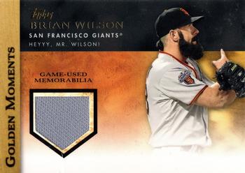 2012 Topps - Golden Moments Relics #GMR-BW2 Brian Wilson Front