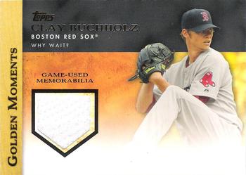 2012 Topps - Golden Moments Relics #GMR-CB2 Clay Buchholz Front