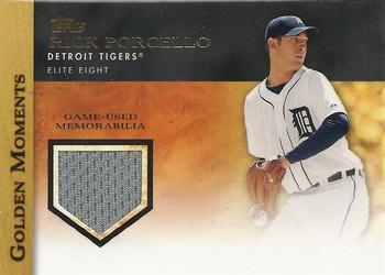 2012 Topps - Golden Moments Relics #GMR-RP Rick Porcello Front