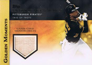 2012 Topps - Golden Moments Relics #GMR-AM Andrew McCutchen Front