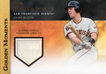 2012 Topps - Golden Moments Relics #GMR-BP Buster Posey Front