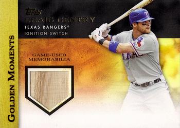 2012 Topps - Golden Moments Relics #GMR-CGE Craig Gentry Front