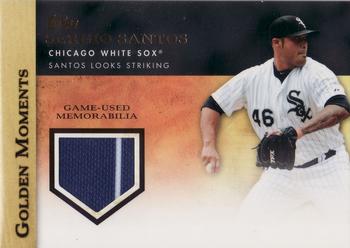 2012 Topps - Golden Moments Relics #GMR-SS Sergio Santos Front
