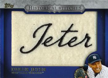 2012 Topps - Historical Stitches #HS-DJ Derek Jeter Front