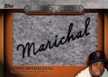 2012 Topps - Historical Stitches #HS-JM Juan Marichal Front