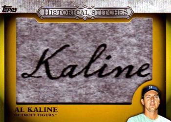 2012 Topps - Historical Stitches #HS-AK Al Kaline Front