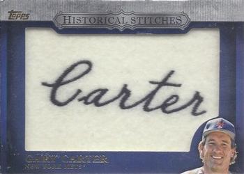 2012 Topps - Historical Stitches #HS-GC Gary Carter Front